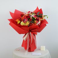 Ribest Papier d'emballage pour fleuriste Papier d'emballage pour fleurs en gros pour bouquets Emballage Papier d'emballage pour cadeaux