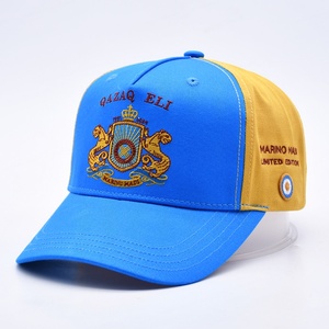 Casquette de haute qualité 5 panneaux broderie Logo hommes femmes coton Sport casquettes de Baseball chapeau personnalisé - Product Image 1