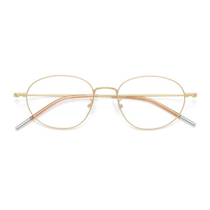 Montures de lunettes Xiaohongshu, monture ronde complète en métal, bord fin, tendance mode, unisexe, verres en résine, origine Danyang - Product Image 2