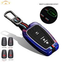 Étui de protection pour clé en alliage de zinc et silicone 2026 pour Toyota RAV4 Camry Corolla CHR Prado Prius - Accessoires automobiles
