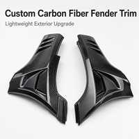 En gros Garniture de garde-boue latérale aérodynamique 3K Twill Brillant Légère Rigide Premium pour l'extérieur de véhicules automobiles