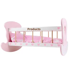 Деревянная кукольная кровать для мальчиков и девочек - Product Image 5