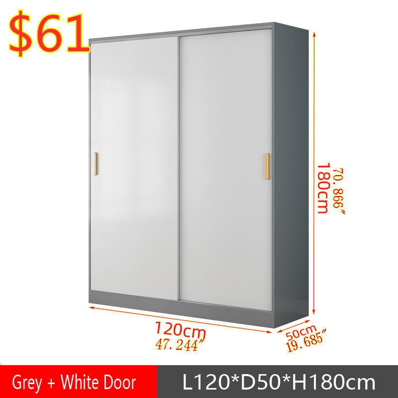 120*50*180 gris + blanc