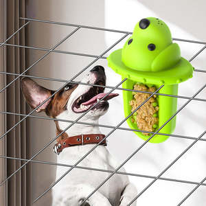 Durable Eco-Friendly Silicone Pet Lick Mat Dog Feeder <b>Cage</b> Self-Entertainment Chew Toy Calming Dog Teething Toy Solid Wholesale - Product Image 2