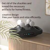 Pistolet de massage électrique rechargeable avec logo personnalisé, 4 têtes, pour la récupération musculaire profonde et la récupération sportive