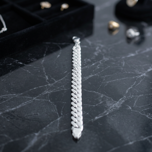 Elegant <b>Mens</b> Silver Fine Charm Bracelet Premium Sterling Silver Chain Link Wristband Trendy <b>Mens</b> Fine Jewelry Wholesale - Product Image 4