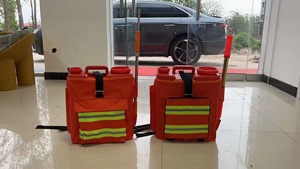 Zaino Antincendio con Spruzzatore d'Acqua e Estintore di Classe A, Mimetico in PVC+Metallo, Capacità 20L per Incendi Boschivi ed Edifici - Product Image 3