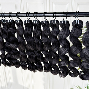 <b>Body</b> <b>Wave</b> Human Hair Bundles Raw Virgin Hair Natural Look Full Density Wholesale Supply Hair Extensions - Product Image 1