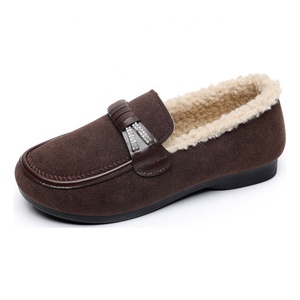 <span class=keywords><strong>Botas</strong></span> Planas 2025 Invierno, <span class=keywords><strong>Botas</strong></span> Planas para Mujer <span class=keywords><strong>con</strong></span> Forro <span class=keywords><strong>de</strong></span> Terciopelo Grueso, Antideslizantes, Cálidas y Resistentes al Frío para Caminar en la Nieve - Product Image 1