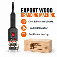 Machine de marquage à chaud portable, presse à chaud manuelle pour le marquage de logos sur le bois et le cuir
