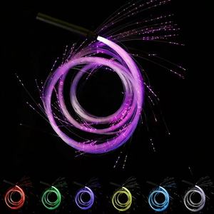 LED Plastic <b>Fiber</b> <b>Optic</b> Whip Bar Flashing <b>Light</b> Dance Rave Toys Orbit 360 Swivel EDM Flow Sparkle Wedding Birthday Trending - Product Image 2