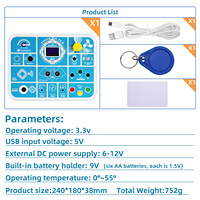 Kidsbits 2025 Versión Mejorada, Kit de Programación Educativa STEM, Diseño a Prueba de Niños, ESP-32 Maker Coding Box V2.0