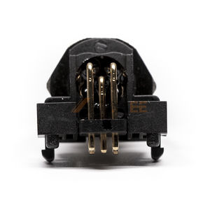 M12 5 Pin Dik Açılı Konnektör Erkek A Kodlu PCB Montajlı M12x1.0 Dişli IP67 DeviceNet CANopen - Product Image 4