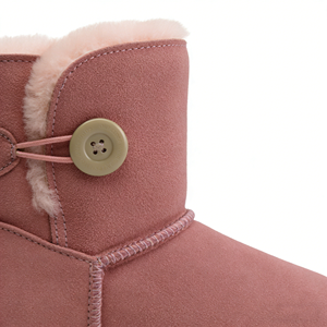 Stivali da Neve <span class=keywords><strong>Invernali</strong></span> OEM/ODM Vendita Diretta dalla Fabbrica <span class=keywords><strong>Scarpe</strong></span> Calde da <span class=keywords><strong>Donna</strong></span> Suola Piatta Fodera in Pelle di Pecora con Bottoni Vendita all'Ingrosso - Product Image 4