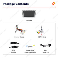 Autoradio Multimédia MEKEDE Android Auto IPS Écran Tactile FM Car-Play 4 Cœurs 2+32Go pour Toyota Avensis 2009-2015