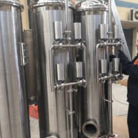 Sistema de Ósmosis Inversa de Acero Inoxidable, Equipo de Purificación de Agua con Motor de Bomba, 1 Año de Garantía