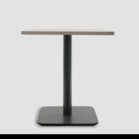 Tables de bar carrées en bois, aluminium et acier, design moderne, écologiques, durables, faciles à nettoyer, pour centre commercial, hôtel, café, usage commercial
