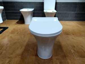 Inodoro redondo colgado en la pared Aseo WC montado en la pared Sanita de Casa de banho - Product Image 6