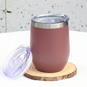 Vaso de Vino Aislado al Vacío de Doble Pared de 12oz, de Acero Inoxidable, para Hotel, Bar, Restaurante - Product Image 1