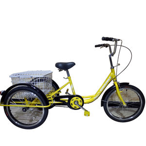 Bicicleta de 3 ruedas de 26 pulgadas hecha en fábrica "triciclo rickshaw" Triciclo de <span class=keywords><strong>segunda</strong></span> <span class=keywords><strong>mano</strong></span> para adultos a la venta - Product Image 4