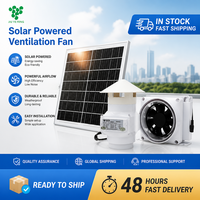 Ventilateur de toit en plastique à énergie solaire, ventilation photovoltaïque, élimination de la chaleur industrielle, économie d'énergie, moteur en cuivre pur, DC 12V