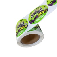 Autocollants adhésifs colorés, durables, résistants aux UV, imperméables et anti-huile, personnalisables pour les jouets d'enfants, les produits Fidget, en papier synthétique