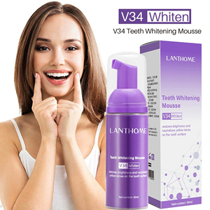 <span class=keywords><strong>Corrector</strong></span> de <span class=keywords><strong>Color</strong></span> en polvo de Mousse blanqueador de dientes efectivo para eliminar la placa amarilla, manchas de humo, refrescante aliento - Product Image 4