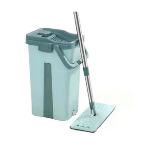 High-quality centrifugal wet mop with squeeze bucket easy use hands-free mop