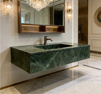 Dalle de marbre vert Victoria foncé de luxe en cuir, design moderne, pierre naturelle pour projets hôteliers avec capacité de conception graphique