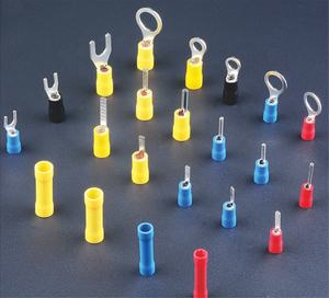 Borne à fourche de presse à froid série SV Borne à <span class=keywords><strong>gaine</strong></span> <span class=keywords><strong>pré</strong></span>-isolée en PVC Borne à extrémité froide de type U Y - Product Image 6