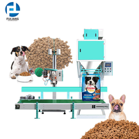 Machines d'emballage semi-automatiques pour aliments pour animaux de compagnie de 5 à 50 kg, avec pesage et remplissage pour sacs en papier, sacs tissés en PP, équipement d'ensachage de granulés d'aliments