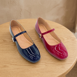Comprar Zapatos Planos con Diseño a Cuadros y Punta Cuadrada, Parte Superior de PU, Tendencia de Moda, Ligeros, Sin Cordones, para Primavera, Verano y Otoño - Product Image 3