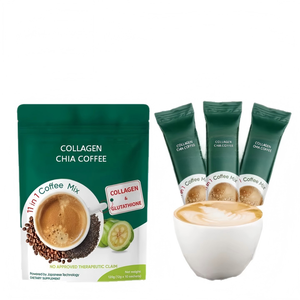 Café de Colágeno Original con Extracto de Hierbas, Sabor Suave a Chocolate Instantáneo, Chía para Control de Energía, para Adultos - Product Image 4