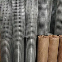 Rouleau de treillis soudé en acier galvanisé 1 1/2 pouce 48x100 pieds, maille sergé résistante à la corrosion pour clôture avec service de soudure