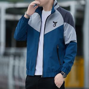 Ventes en gros de vestes d'hiver pour hommes printemps et automne, tissu tissé, veste de travail, logo brodé personnalisé, veste bomber pour hommes - Product Image 6