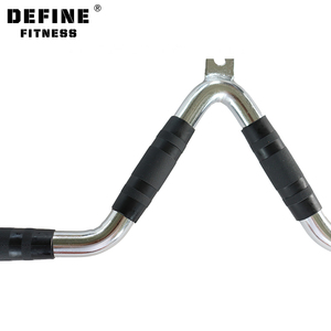 Définir l'équipement de FITNESS, accessoire d'entraînement multifonctionnel, <span class=keywords><strong>barre</strong></span> polyvalente en forme de V pour <span class=keywords><strong>Biceps</strong></span> Triceps <span class=keywords><strong>avec</strong></span> poignées rondes en TPR - Product Image 2