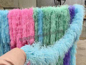 2ply 1ply Guirlande Écharpe Plume d'autruche Boa <span class=keywords><strong>pour</strong></span> <span class=keywords><strong>Femmes</strong></span> Diy Craft Costume Dance Party Halloween Xmas Decor Cloth Dance Accessory - Product Image 2