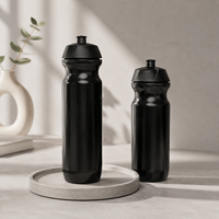 Bouteille d'eau de sport souple personnalisable avec logo, en PP de qualité alimentaire, anti-fuite, pour le sport, la gym et le fitness