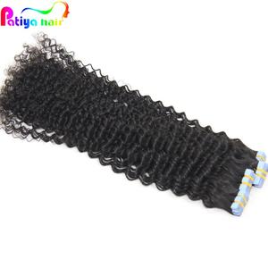 Extensiones de Cabello Humano con Cinta Adhesiva Invisible, Rizado Profundo, Doble Trama, Muy Adhesivas, Cabello Virgen Peruano, Compra Directa de Fábrica - Product Image 4