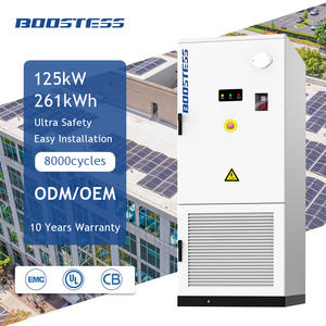 太陽光発電システム 125kW 261kWh 832V バッテリーストレージ付き 産業・商業用太陽光発電プロジェクト向け - Product Image 1