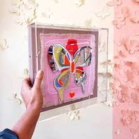 Cadre photo en acrylique transparent pour toile, facile à nettoyer, idéal pour la peinture et la décoration intérieure – Vente en gros à succès