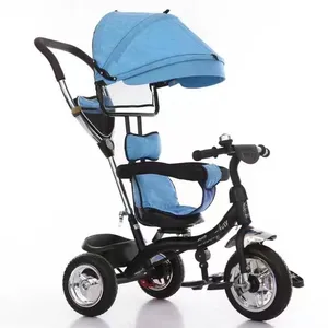 Hot sale Cheap price baby kids foldable carrier three-wheeled toy tricycles children trikes