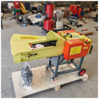 Nouvelle machine de traitement des aliments pour animaux de ferme de haute qualité, 1 tonne/h, hacheuse de paille, broyeur de tiges de maïs, broyeur de fourrage, broyeur de foin, coupe-herbe