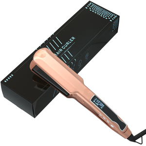 2-in-1 Titan tóc ép tóc Curler điện sưởi ấm nhanh 15S nhiệt độ bộ nhớ tất cả các kiểu tóc phẳng sắt ép - Product Image 4