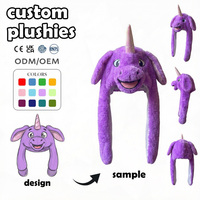 Fabricant de jouets en peluche personnalisés OEM/ODM, mini singe en veste traditionnelle, canard en peluche, porte-clés en coton PP pour anniversaire d'enfants
