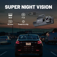 Usine hd 3 canaux voiture Dvr caméra 4K Wifi Dash caméra 3 objectifs voiture boîte noire 4k Dashcam 3 caméra voiture 4K Dash Cam