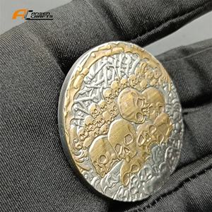 Bonne <span class=keywords><strong>chance</strong></span> têtes queues Vintage Hobo argent planté pièce défi pièce expédition rapide - Product Image 6