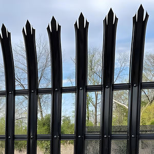 รั้วเหล็กรั้วไม้แบบ W และ D สำหรับงานหนัก - Product Image 4