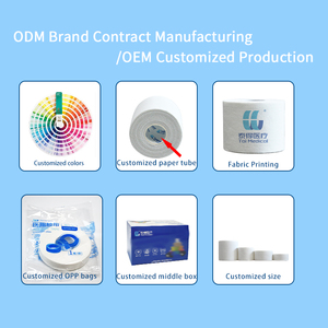 <span class=keywords><strong>Bande</strong></span> de sport légère en coton blanc non élastique de 3,8 cm x 9,1 m, imprimée, pour le basketball, le football, la cheville, le genou et le poignet - Product Image 5