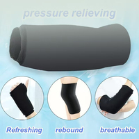 Compresse de gel froid/chaud en tissu doux réutilisable – Nouveau produit OEM/ODM pour coude et bras